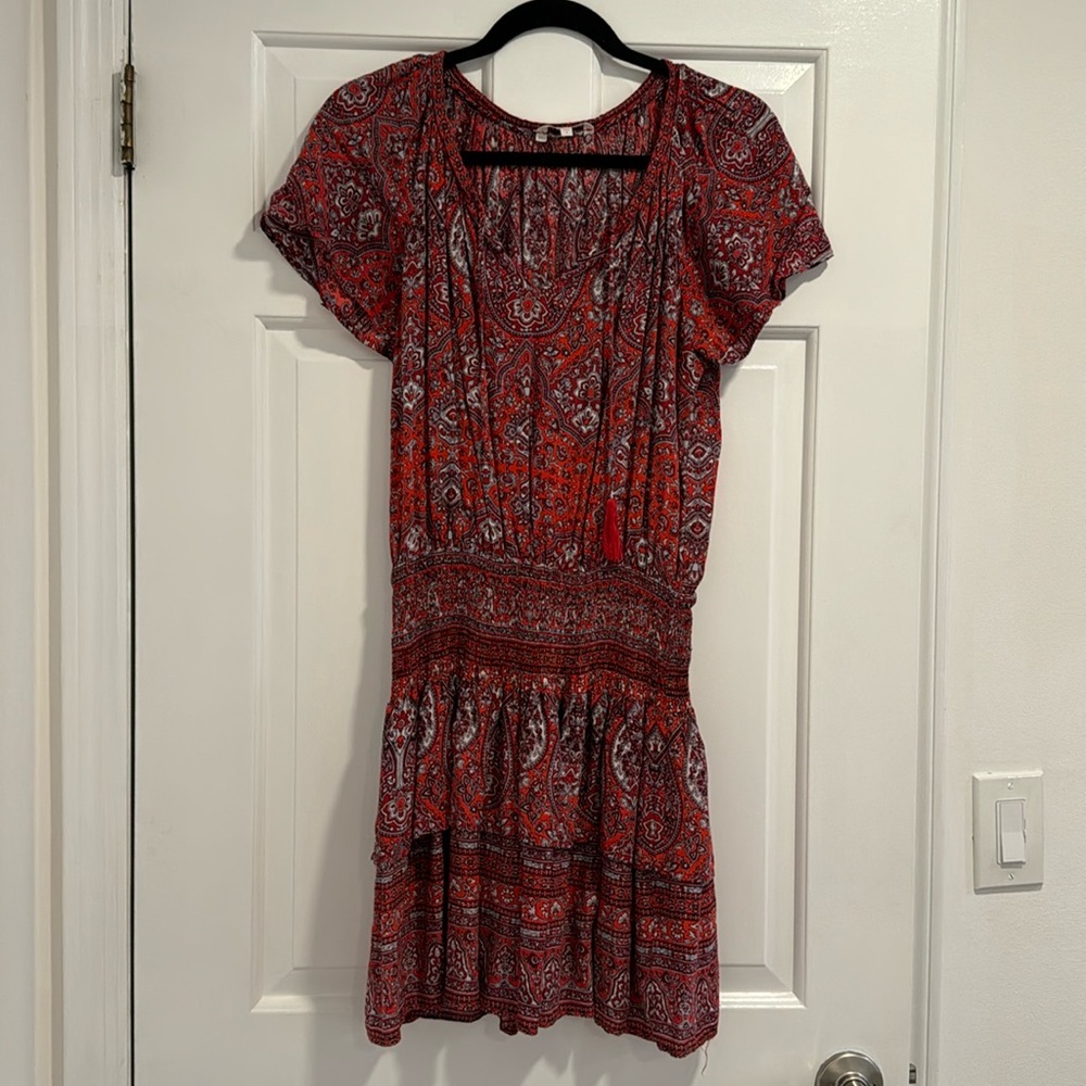 Bandana Paisley print flouncy dress